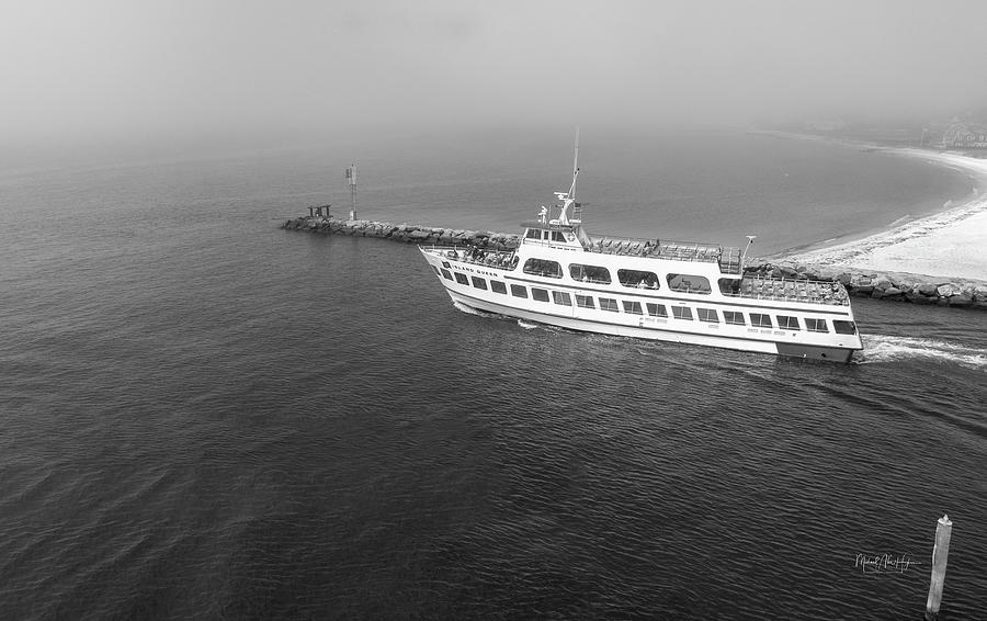 Fogged In Falmouth Photograph by Veterans Aerial Media LLC