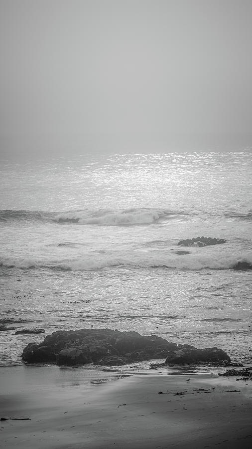 Foggy Beach Rock Photograph by Mike Fusaro | Fine Art America