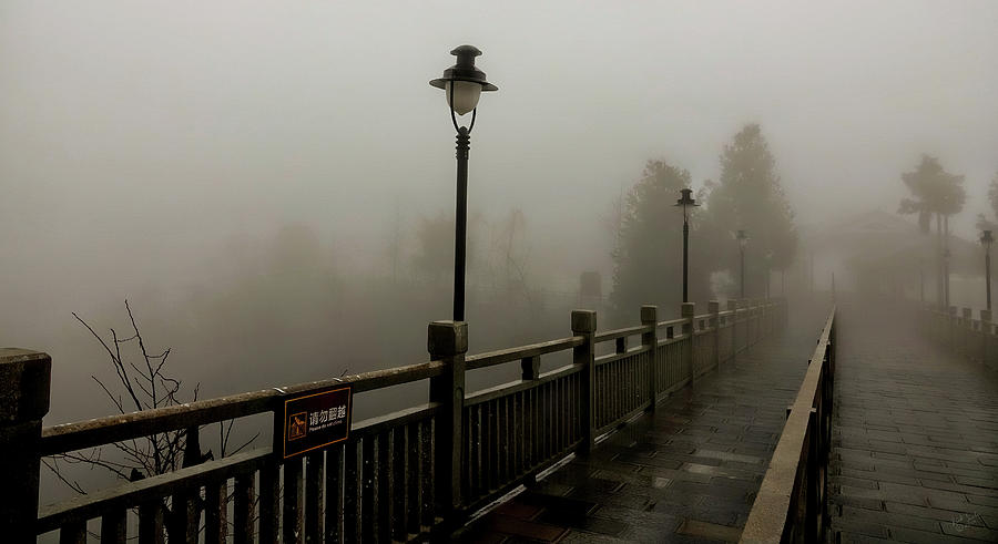 Foggy Bridge Photograph by Rick Lawler