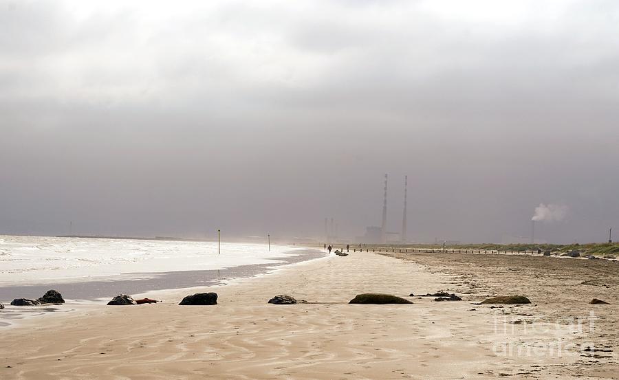 Beach Photograph - Foggy Chimneys by Edna W
