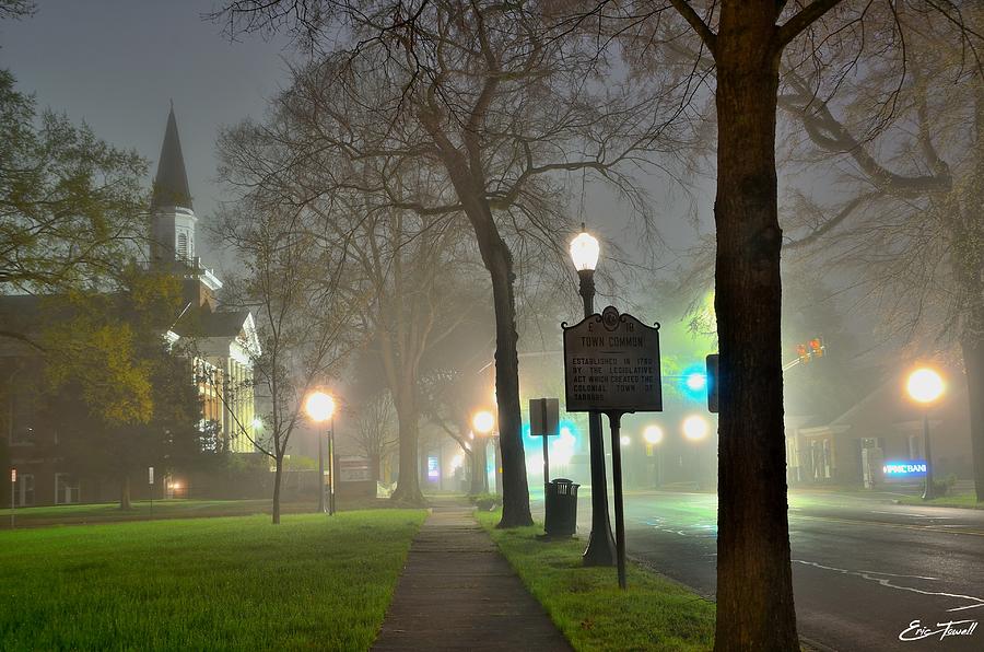 Foggy Commons Edge Photograph by Eric Towell