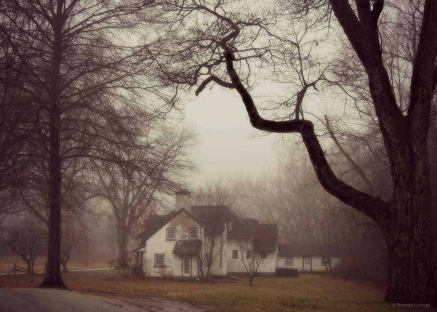 Foggy Cottage Photograph by Dark Whimsy