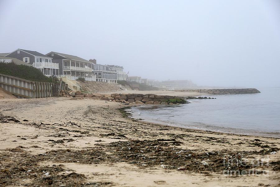 Foggy Day at Roycraft Beach Photograph by Lori Lafargue