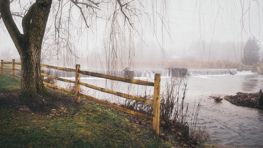 Foggy December Morning at Wehrs Dam Photograph by Jason Fink