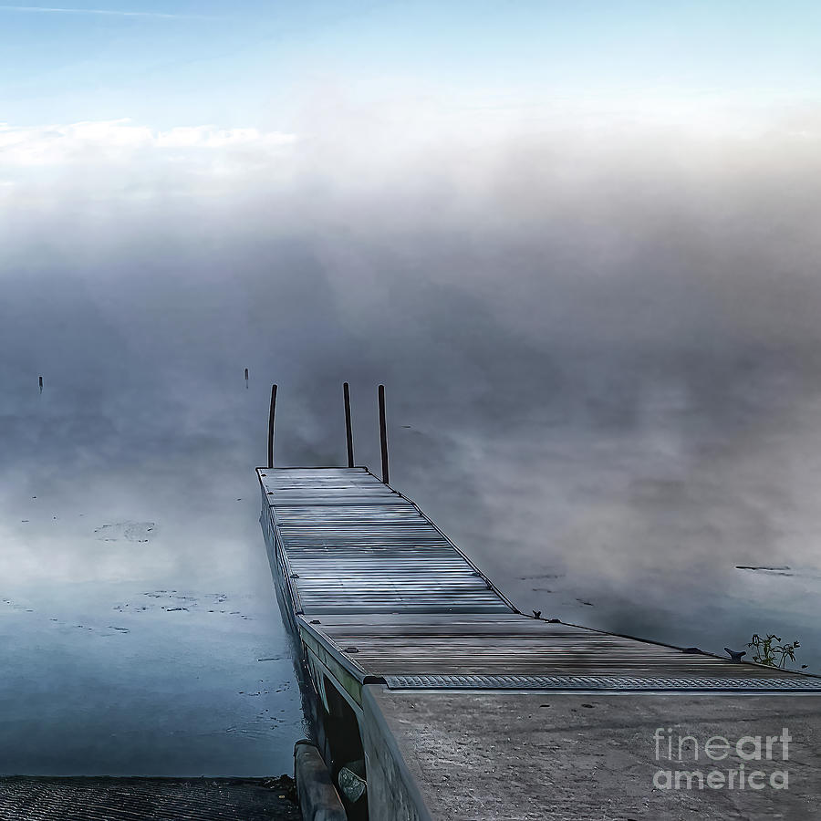 Foggy Dock Photograph by Robert Gardner - Fine Art America