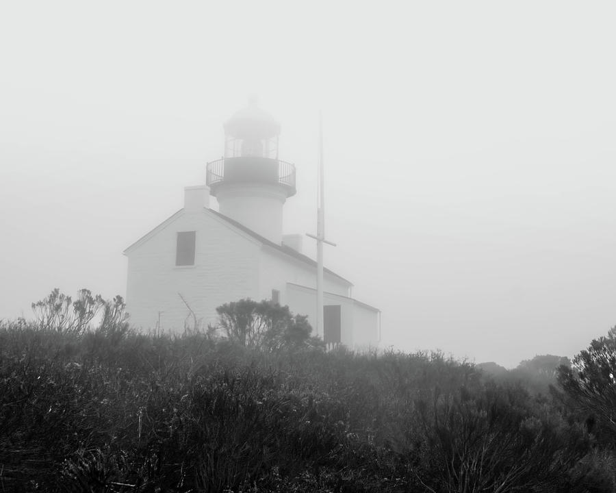 Foggy Lighthouse Photograph