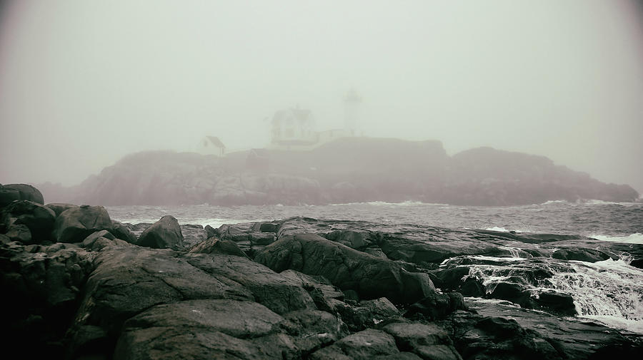 Foggy Lighthouse Photograph by Sleepy Weasel