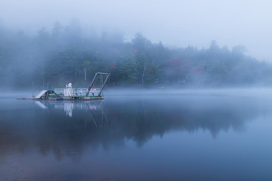 Foggy Long Lake Morning Photograph by Fran Gallogly