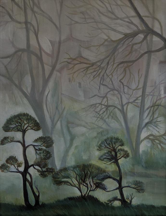 Foggy Morning Painting by Anna Duyunova