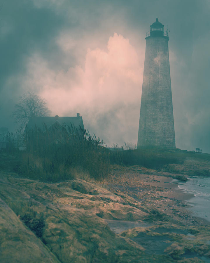 Foggy Morning At Lighthouse Point Photograph