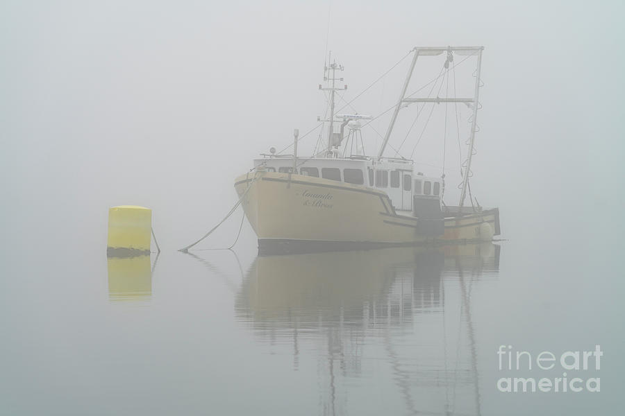 Foggy Morning on Lubec Photograph by Craig Shaknis