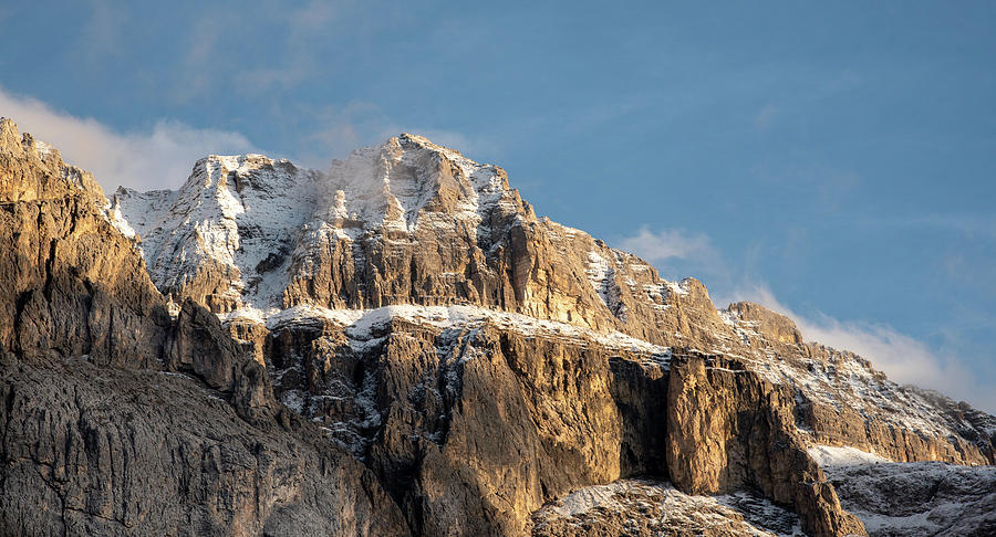 Foggy mountain landscape  Dolomites mountains Photograph by Michalakis Ppalis