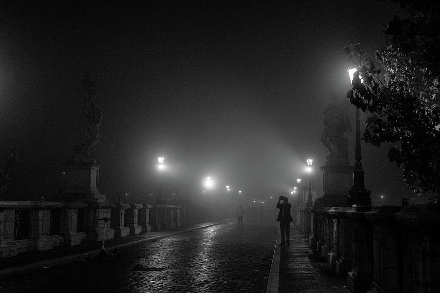 Foggy Night at Castel Sant'Angelo 7 Photograph by Nina Kulishova - Fine ...