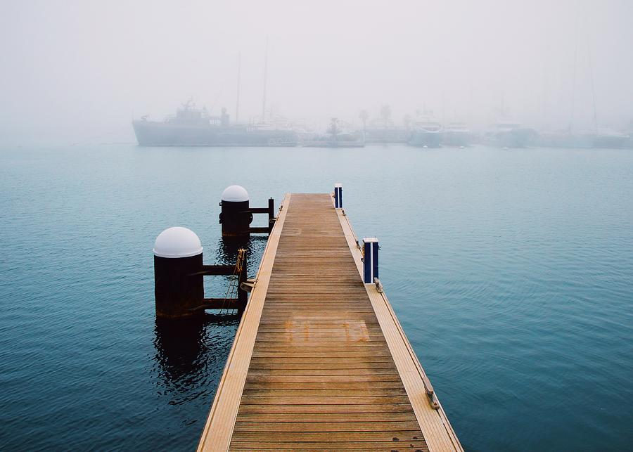 Foggy Pier Photograph by Gregory Zorrilla - Fine Art America