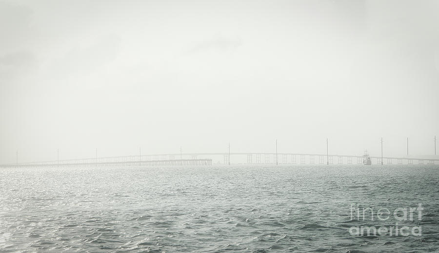 Foggy Queen Isabella Causeway Photograph by Andrea Anderegg