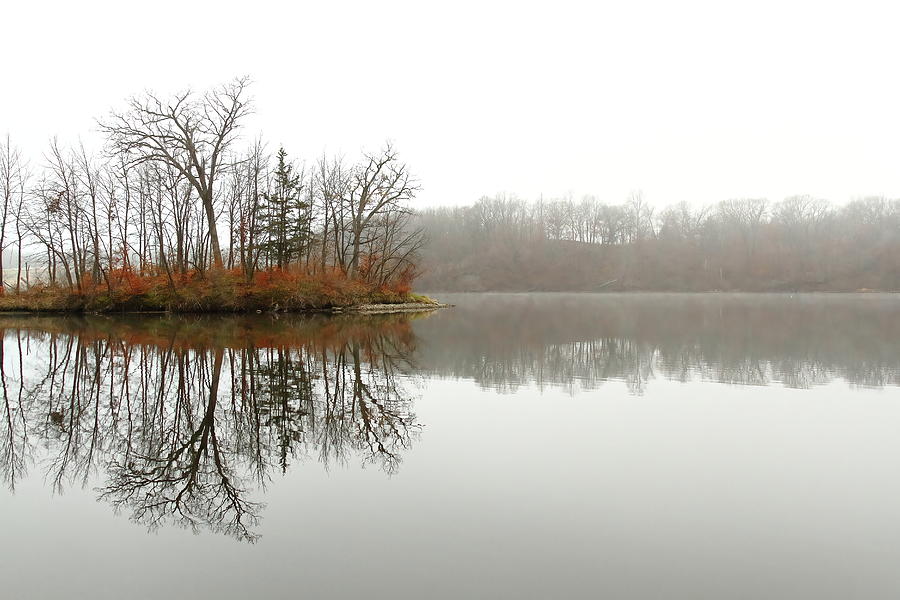Foggy Reflection Photograph by Lens Art Photography By Larry Trager