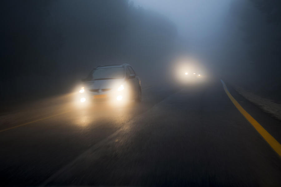 Foggy road Photograph by PhotoStock-Israel