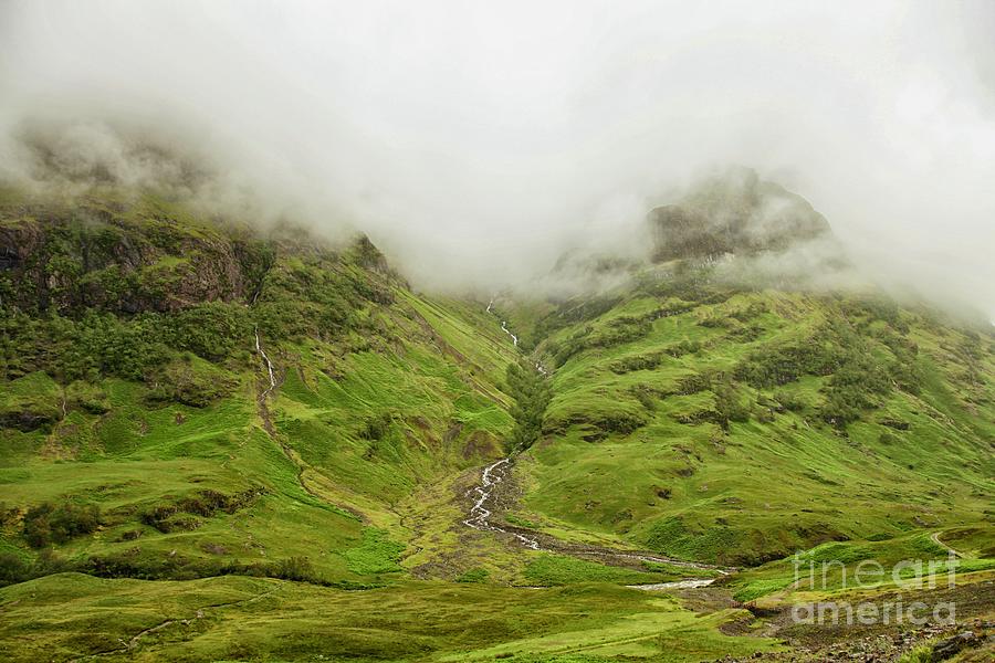 Foggy Scottish Highlands Photograph by Patricia Hofmeester
