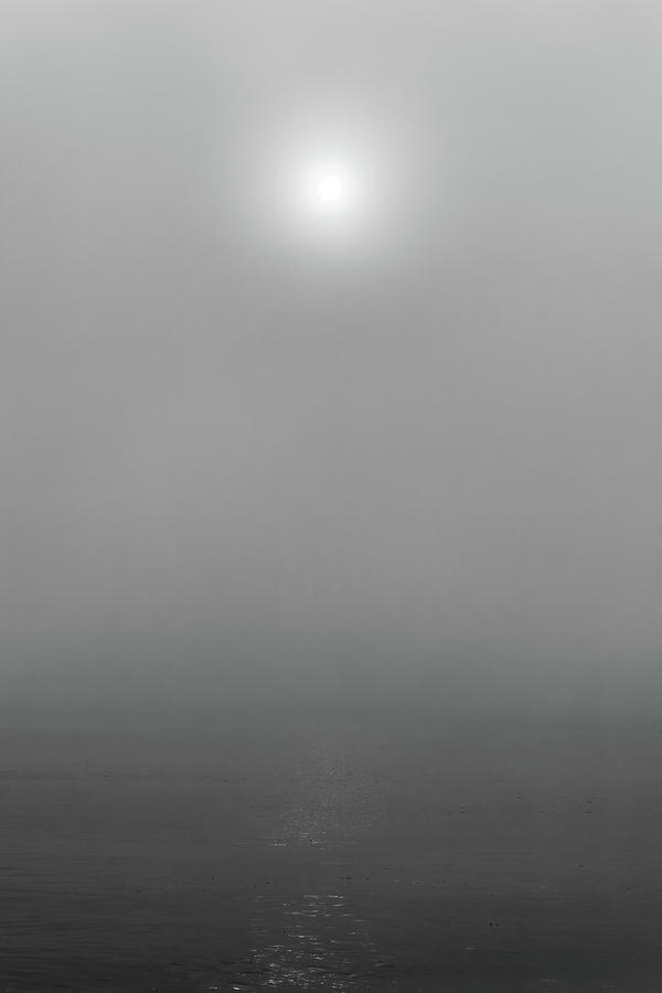 Black And White Photograph - Foggy Sunrise by Rick Berk