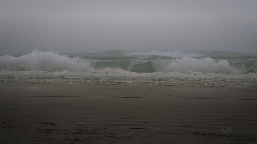 Foggy Waves Photograph by Bill Posner