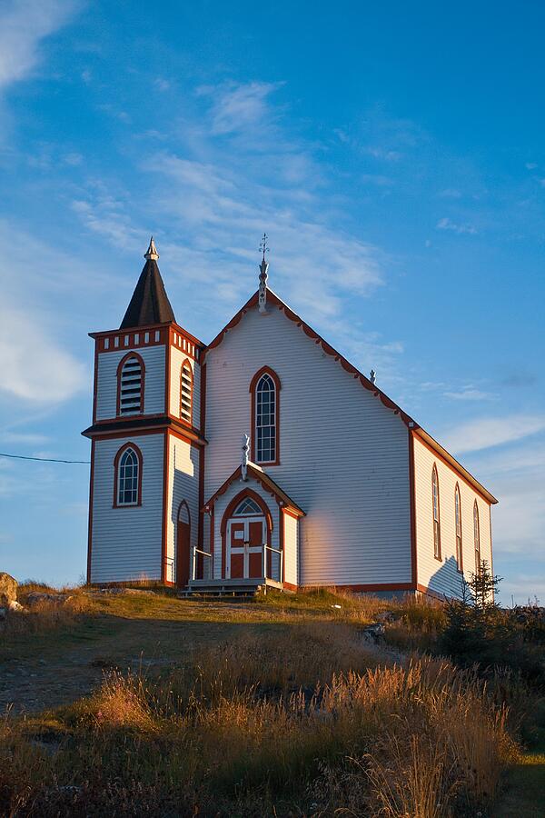 Fogo Island United Church Photograph by Tatiana Travelways