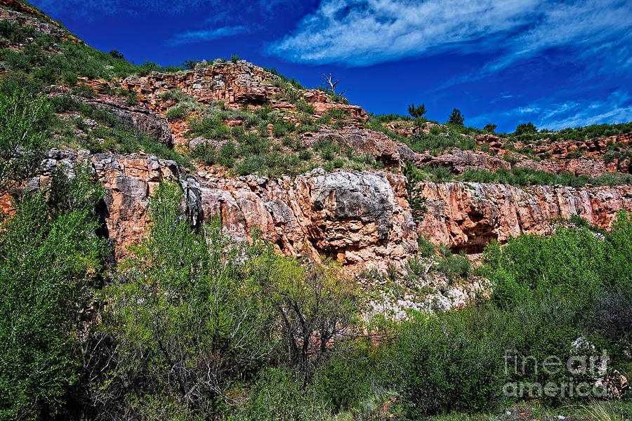 Folded Rock Canyon Wall RMOS Photograph by Jon Burch Photography