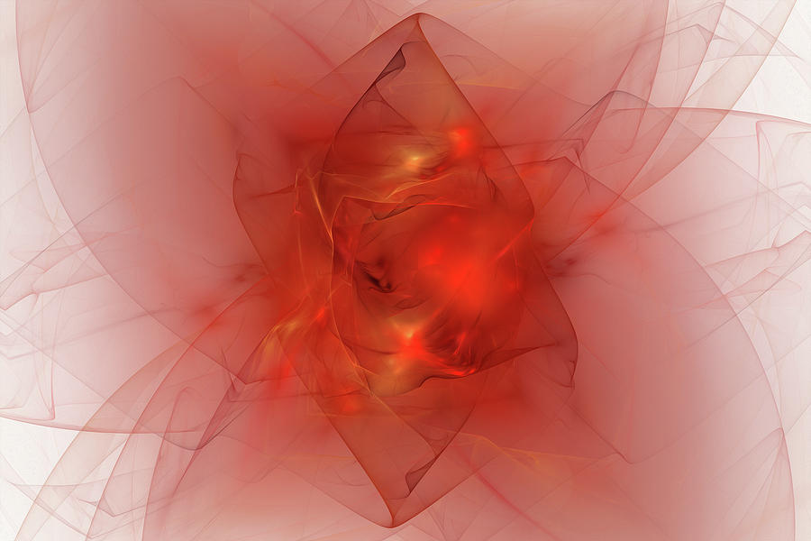 Folds of Fire Digital Art by Brandi Untz