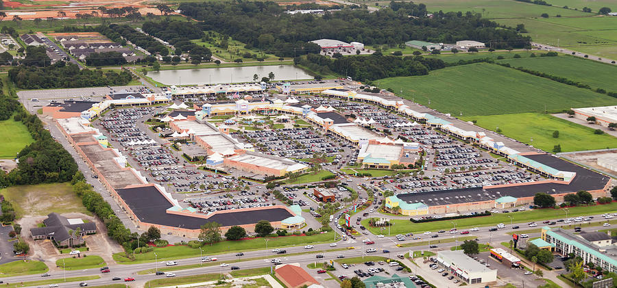 Foley Tanger Outlet Mall 2015 Photograph by Gulf Coast Aerials -