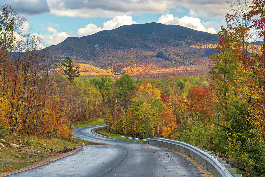 Foliage Autumn Road Photograph by White Mountain Images