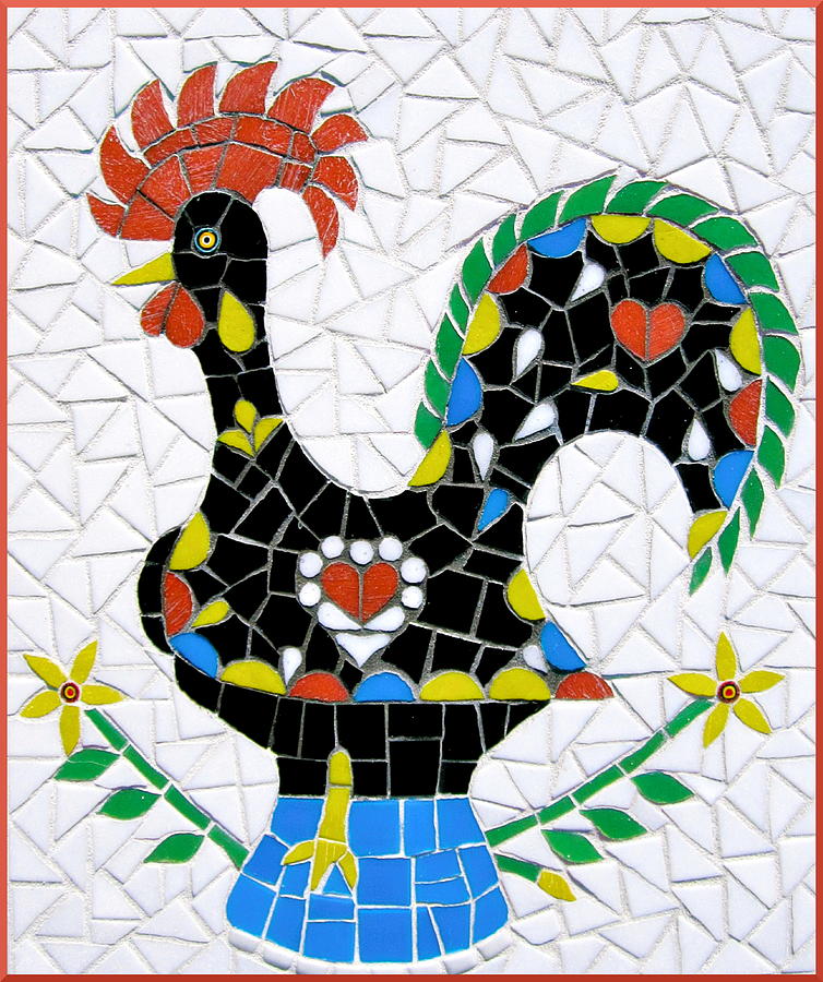 Folk Art Rooster Photograph by Susan Hope Finley