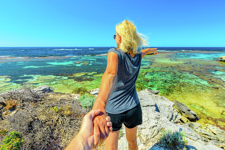 Follow me at Rottnest Island Photograph by Benny Marty