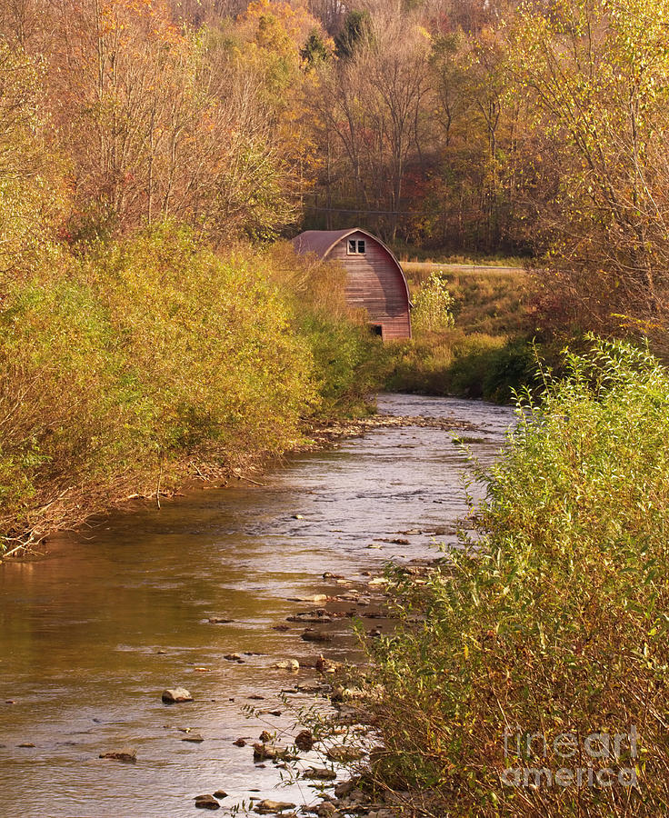 Follow The Creek Photograph