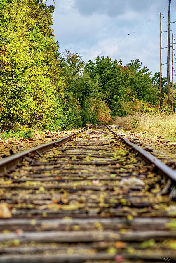 Follow the Railroad Tracks Photograph by Jennifer White