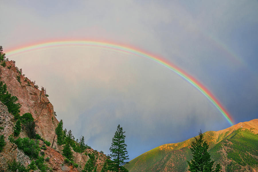 Follow The Rainbow To The Majestic Rockies Of Colorado. San Isabel National Forest Photograph by Bijan Pirnia