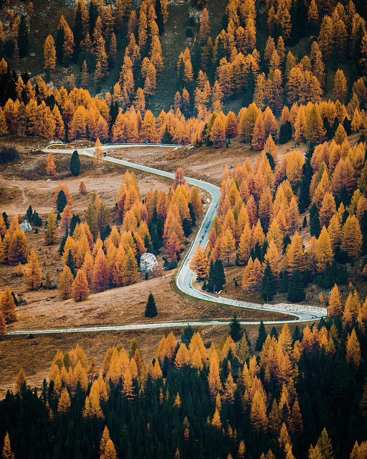 Follow your path through the Dolomites in Italy. Photograph by Patrick Van Os