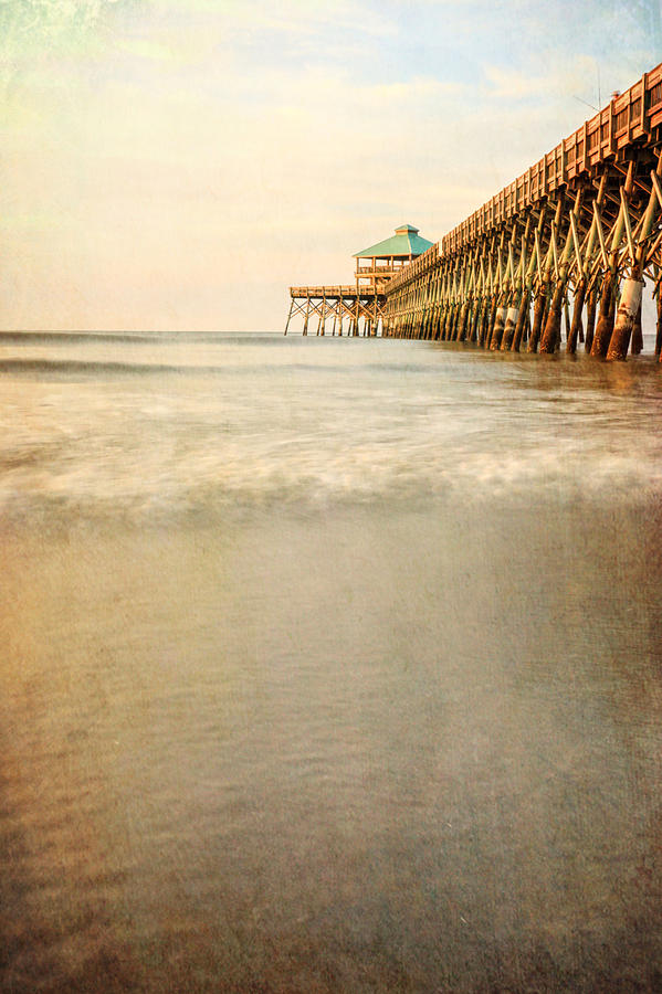 Folly Beach Pier Grunge by Dan Sproul Folly Beach Pier Grunge by Dan Sproul