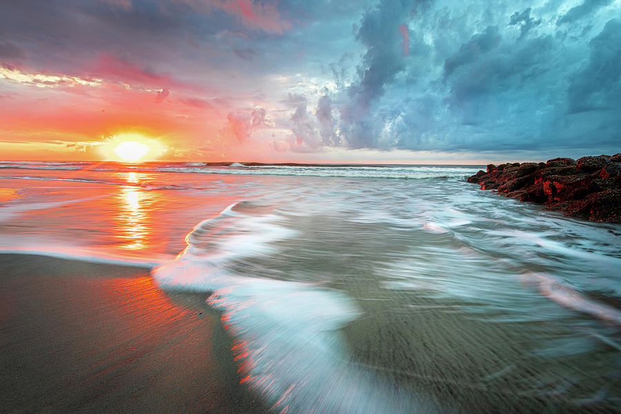 Folly Beach Sunrise Photograph by Jordan Hill