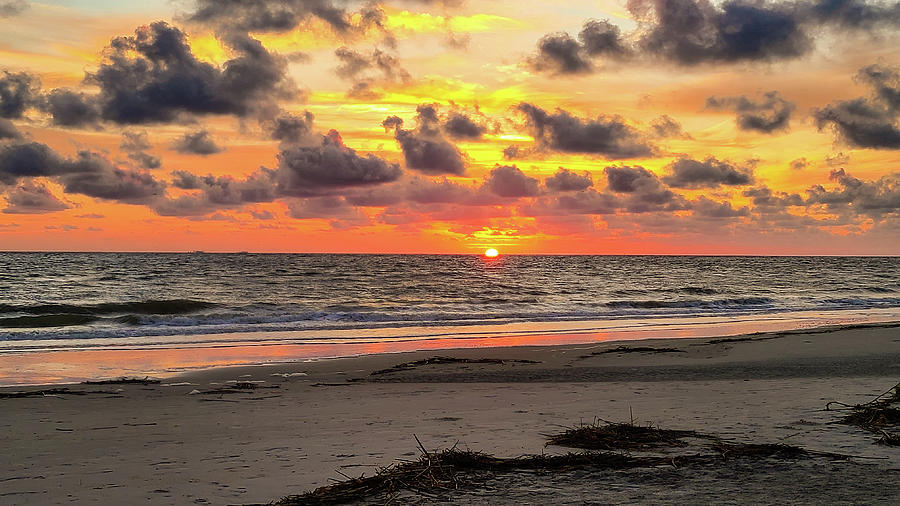 Folly Beach Sunrise Photograph by Sand Catcher