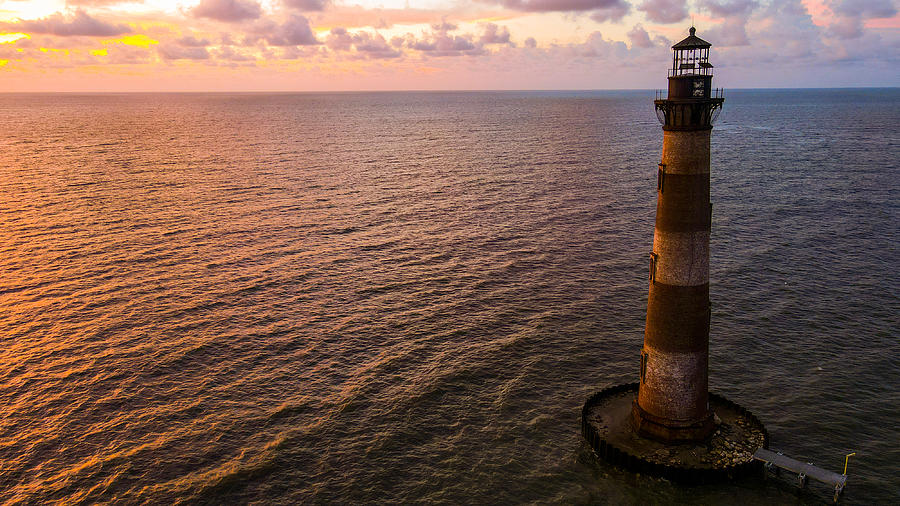 Folly Lighthouse Photograph by Sand Catcher
