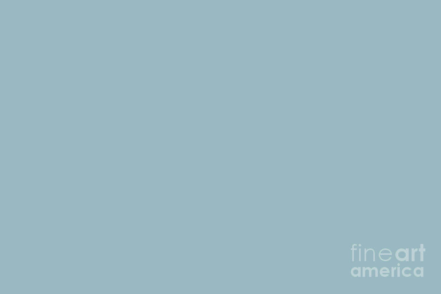 Fond Memory Pastel Blue Solid Color Pairs To Sherwin Williams Respite Sw 6514 Digital Art By Pipa Fine Art Simply Solid