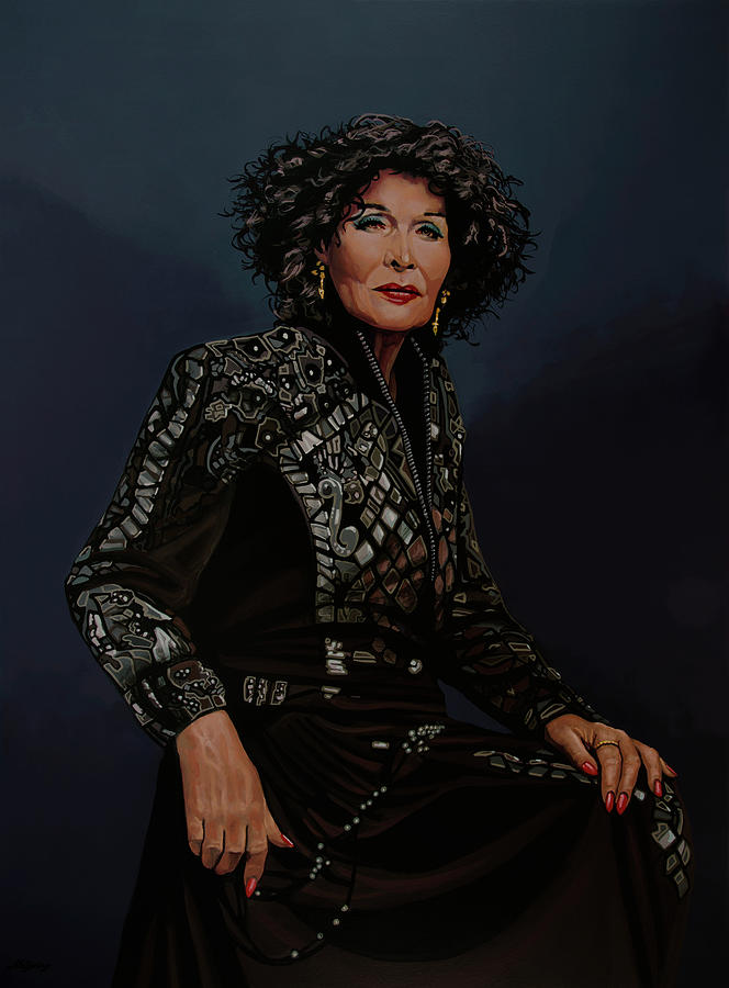 Celebrity Painting - Fong Leng Painting by Paul Meijering