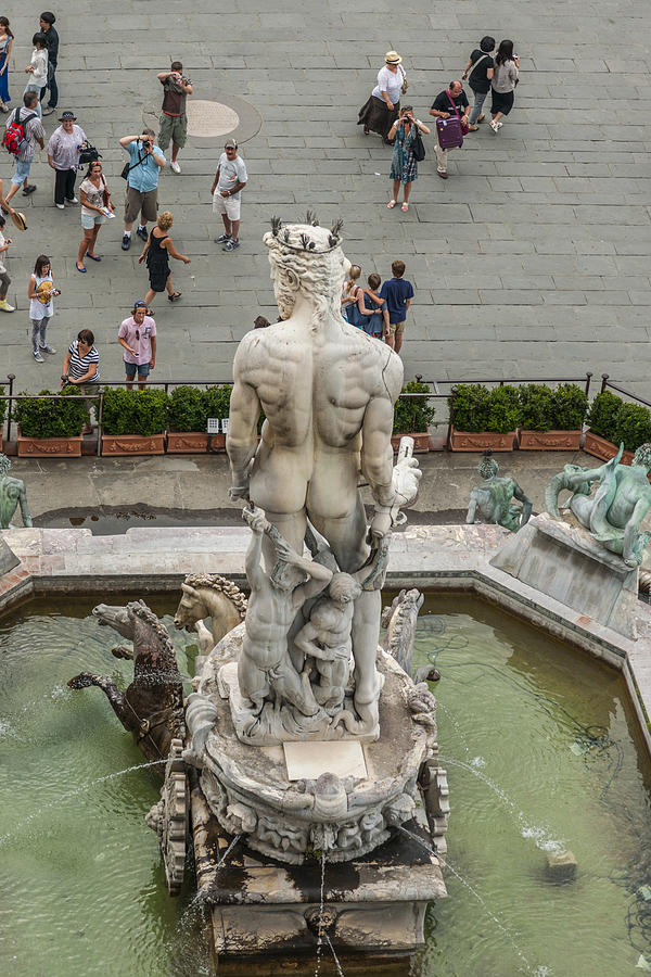 Fontana del Nettuno, Fountain of Neptune Photograph by Guido Cozzi/Atlantide Phototravel