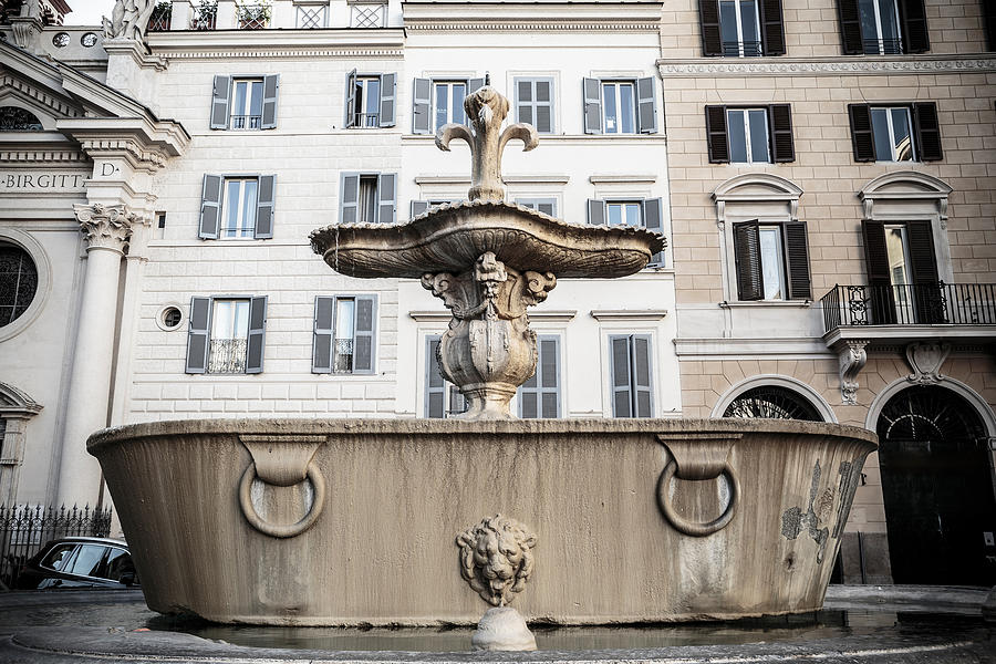 Fontana di Piazza Farnese in Rome, Italy Photograph by Fabiano Di Paolo