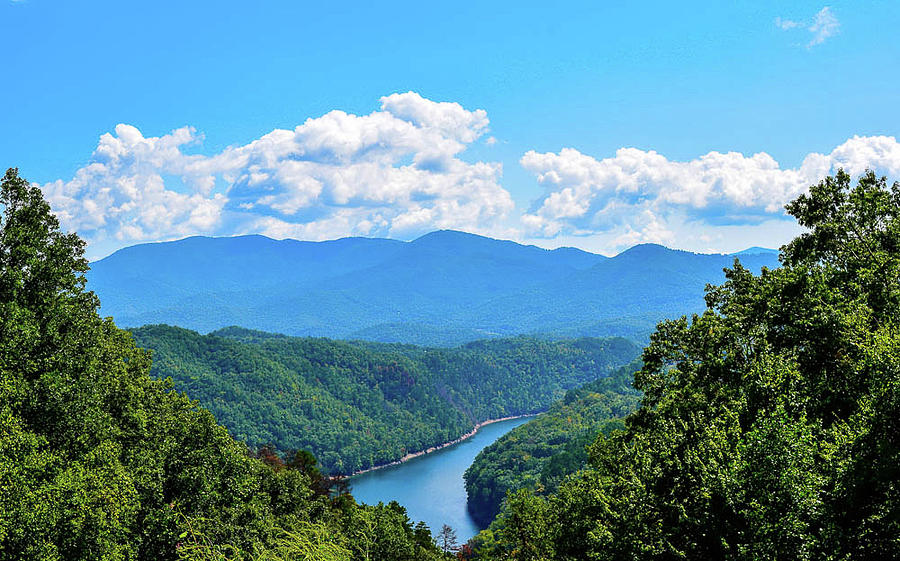 Fontana Lake Overlook Photograph by Heather Willhite - Fine Art America