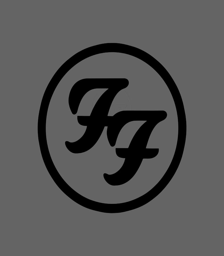 Foo Fighters Black Circle Logo Digital Art by Kit Nejla - Fine Art America