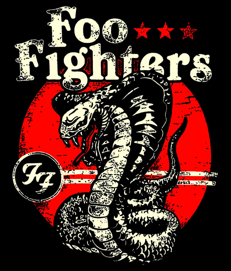 Foo Fighters cobra snake Exselna Digital Art by Carlynne Rofe - Fine ...