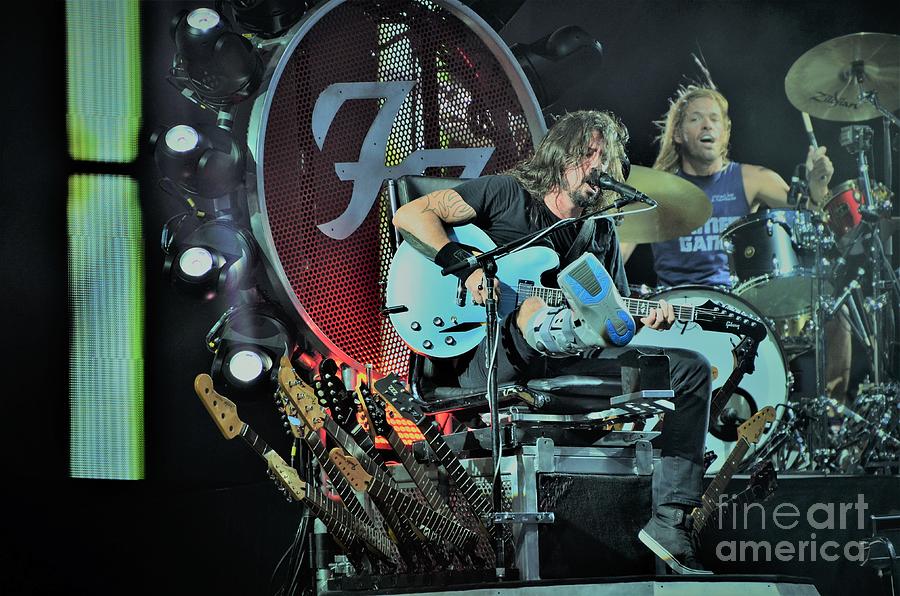 Foo Fighters in Concert Photograph by La Dolce Vita