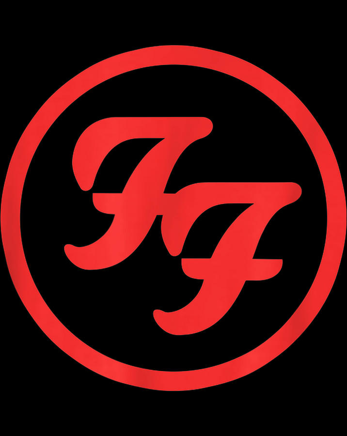 Foo Fighters Red Circle Logo.png Digital Art by Minh Trong Phan