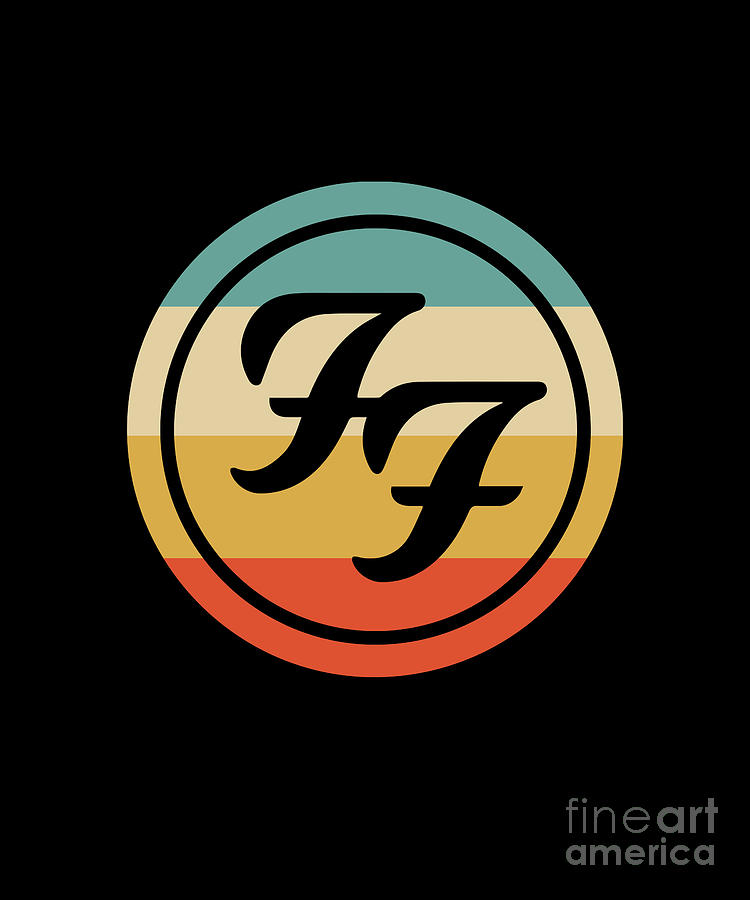 Foo Fighters Digital Art - Foo Fighters Vintage by Notorious Artist