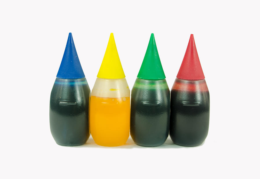 Food Coloring Bottles Photograph by Wwing
